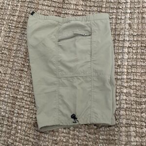 Beretta Shorts Mens XXL Quick Dry Nylon Belted Lined Khaki Outdoor Swim Hiking